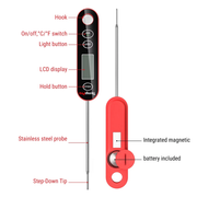 ThermoPro IC6030 Digital Kitchen Instant Read Meat Thermometer for BBQ Cooking
